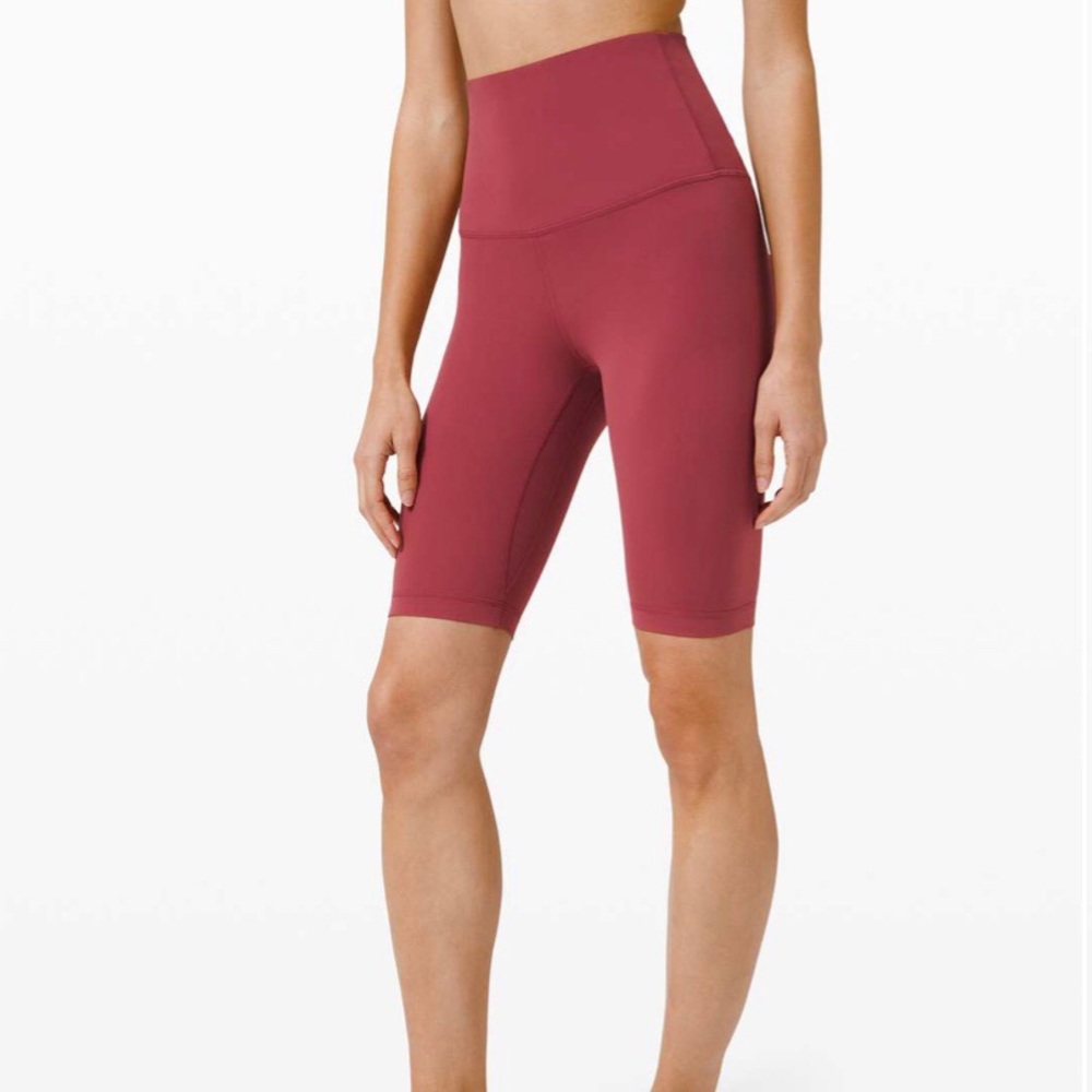 Lululemon Align Super High Rise Shorts 10” Chianti